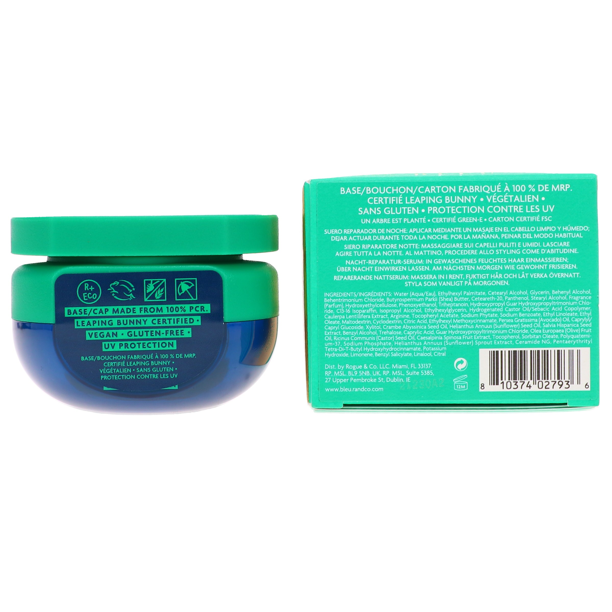 R+CO Bleu Sleep Masque Night Repair Serum 2 oz