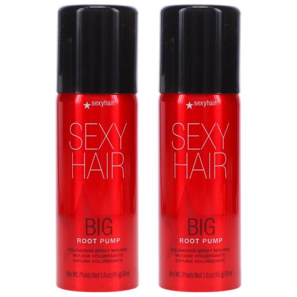 Sexy Hair Big Sexy Hair Root Pump Volumizing Spray Mousse 1.6 oz 2 Pack