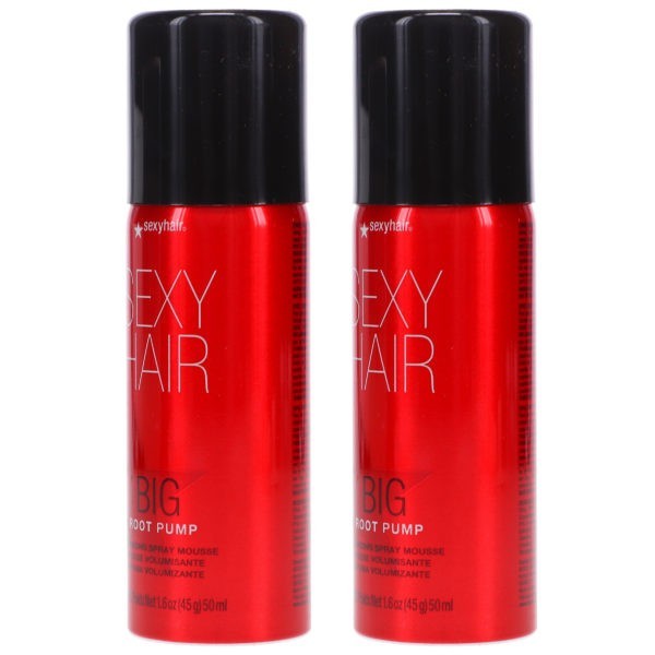 Sexy Hair Big Sexy Hair Root Pump Volumizing Spray Mousse 1.6 oz 2 Pack
