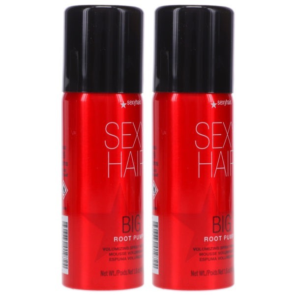 Sexy Hair Big Sexy Hair Root Pump Volumizing Spray Mousse 1.6 oz 2 Pack