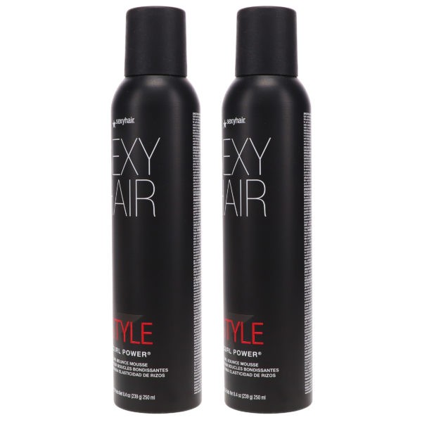 Sexy Hair Curly Sexy Hair Curl Power Curl Bounce Mousse 8.4 oz 2 Pack