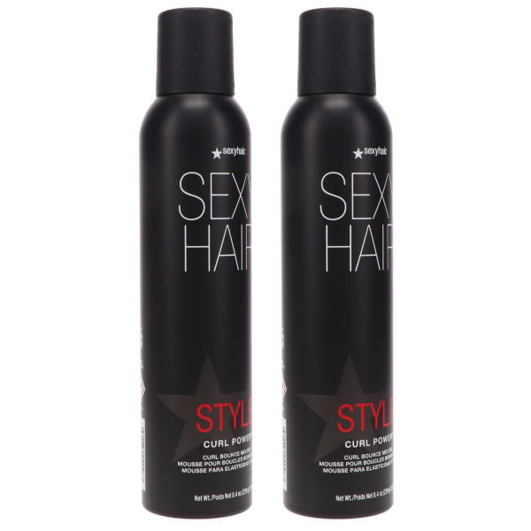 Sexy Hair Curly Sexy Hair Curl Power Curl Bounce Mousse 8.4 oz 2 Pack