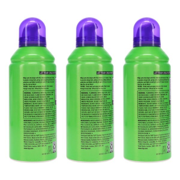 TIGI Bed Head Foxy Curls Extreme Curl Mousse 8.4 oz 3 Pack