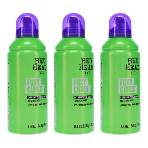 TIGI Bed Head Foxy Curls Extreme Curl Mousse 8.4 oz 3 Pack