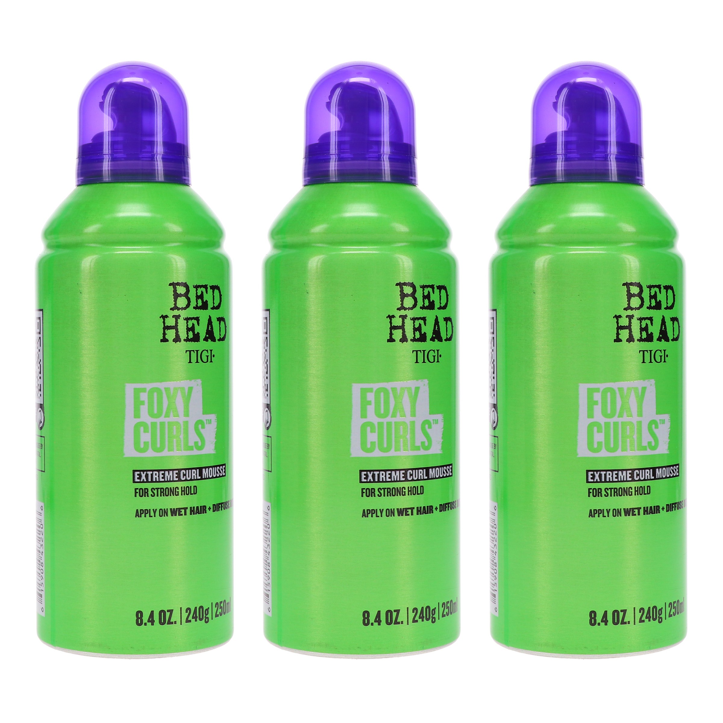 Populær teenager krigsskib TIGI Bed Head Foxy Curls Extreme Curl Mousse 8.4 oz 3 Pack ~ Beauty Roulette