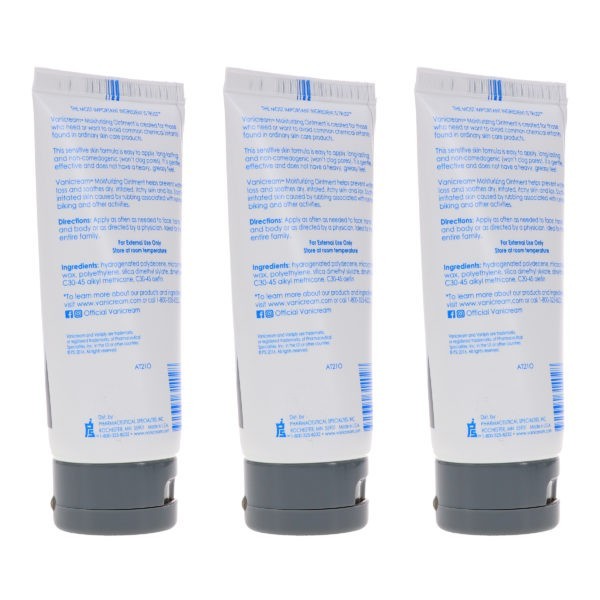 Vanicream Vaniply Ointment for Sensitive Skin 2.5 oz 3 Pack