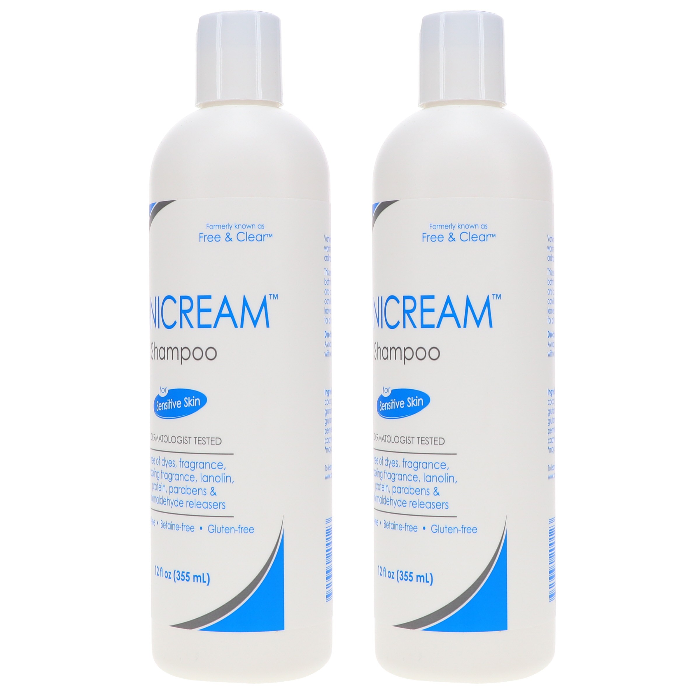 Vanicream Free & Clear Shampoo 12 oz 2 Pack
