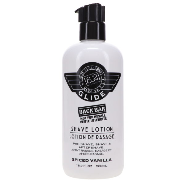 18.21 Man Made Glide Shave Lotion Spiced Vanilla 16.9 oz