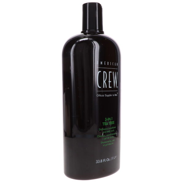 American Crew 3 In 1 Tea Tree Shampoo Conditioner and Body Wash 33.8 oz