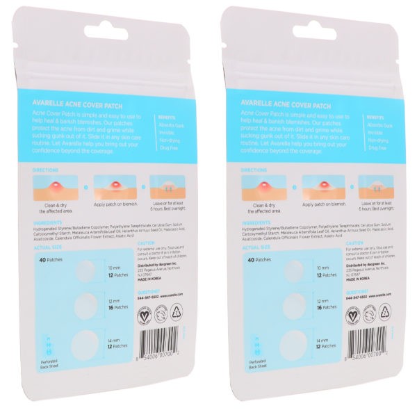 Avarelle Acne Cover Patch 40 ct 2 Pack