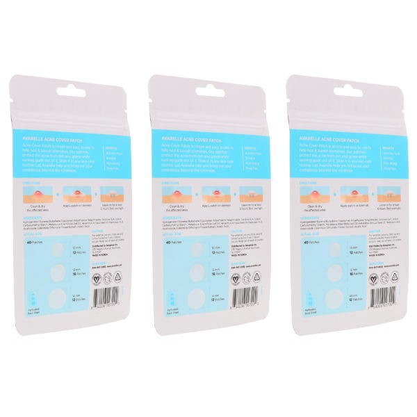 Avarelle Acne Cover Patch 40 ct 3 Pack