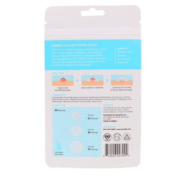 Avarelle Acne Cover Patch 40 ct