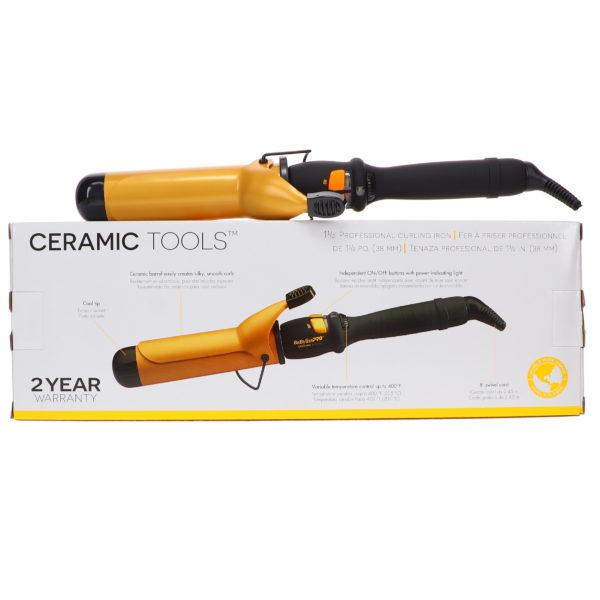 BaBylissPRO Ceramic Tools 1½" Spring Curling Iron
