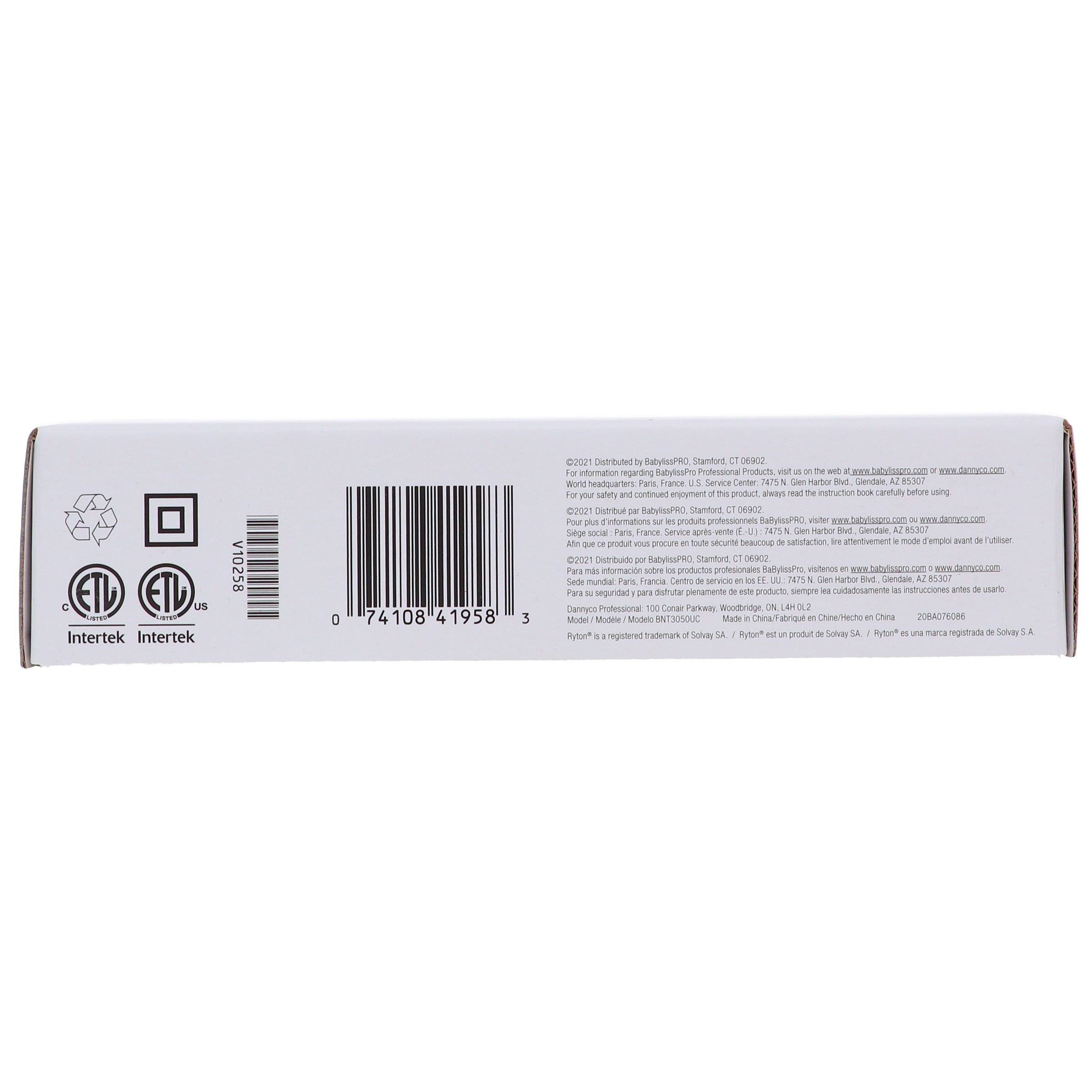 BaBylissPRO Nano Titanium 1/2" Mini Straightener