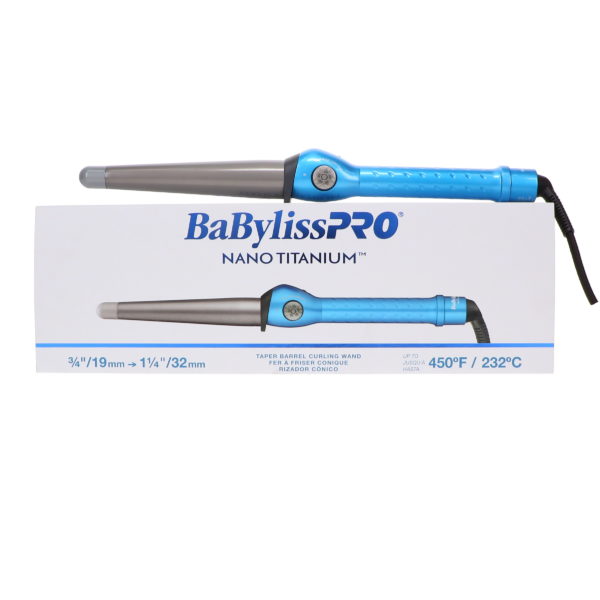 BaBylissPRO Nano Titanium Conicurl Iron 1 1/4/ to 3/4 Inch