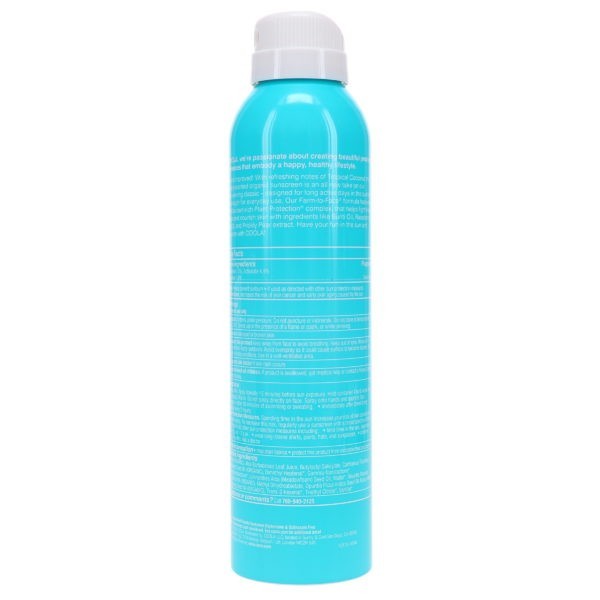 COOLA Classic Sunscreen Spray Tropical Coconut SPF 30 6 oz