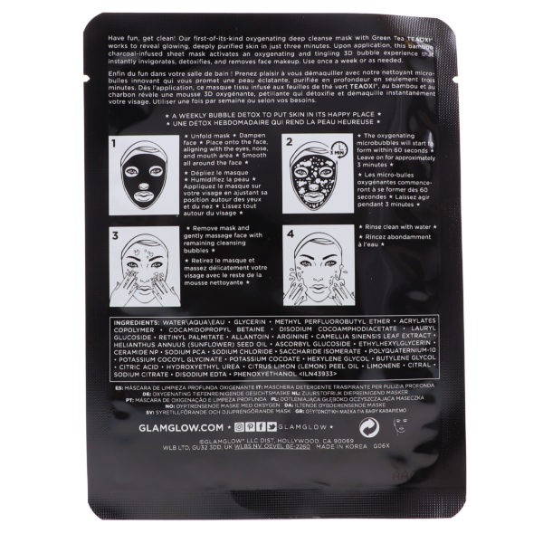 Glamglow Bubble Sheet Mask 3 Pack