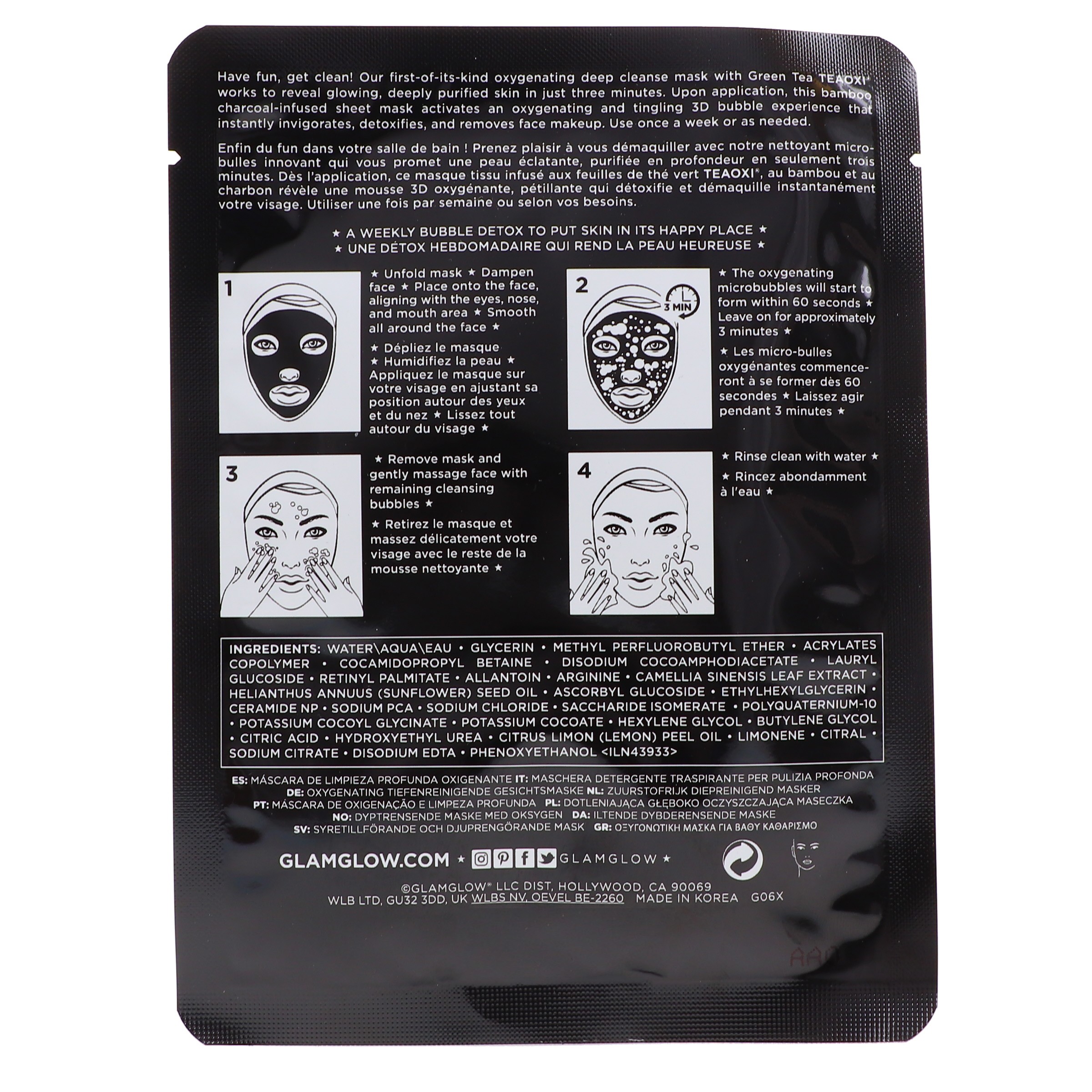 Glamglow Bubble Sheet Mask 3 Pack Beauty Roulette