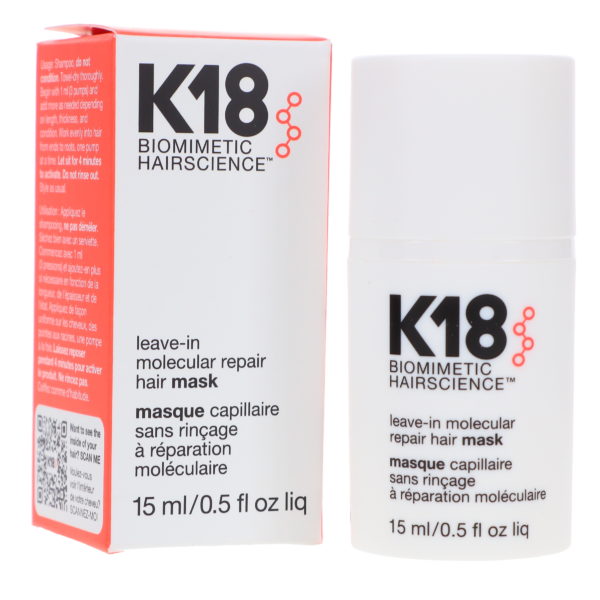 K18 Leave-In Molecular Repair Hair Mask 0.5 oz