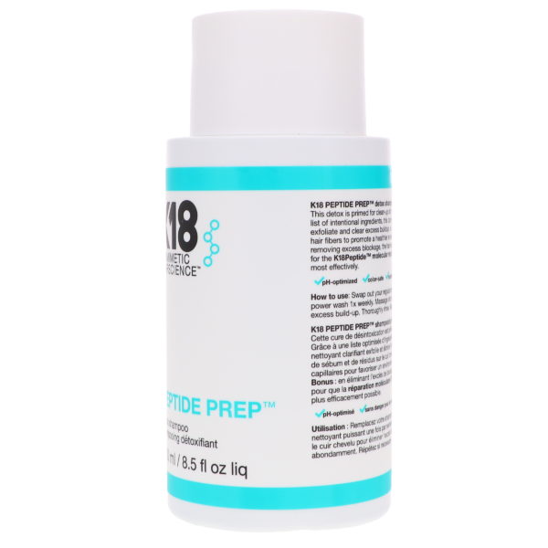 K18 Peptide Prep Detox Shampoo 8.5 oz