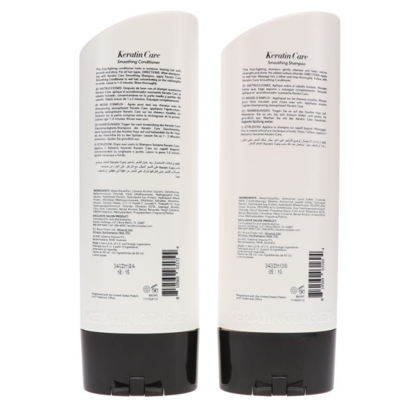 Keratin Complex Keratin Care Smoothing Shampoo 13.5 oz & Keratin Care Smoothing Conditioner 13.5 oz Combo Pack