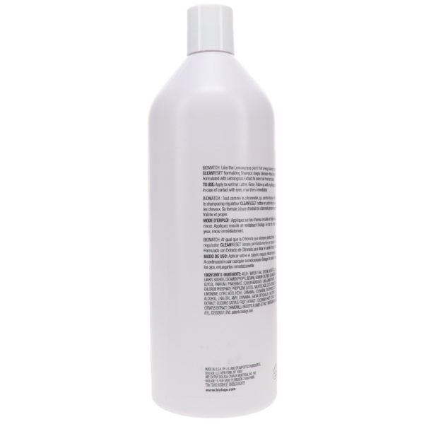 Matrix Biolage Cleanreset Normalizing Shampoo 33.8 oz