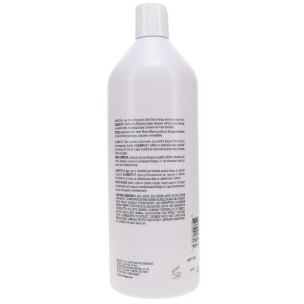 Matrix Biolage Cleanreset Normalizing Shampoo 33.8 oz