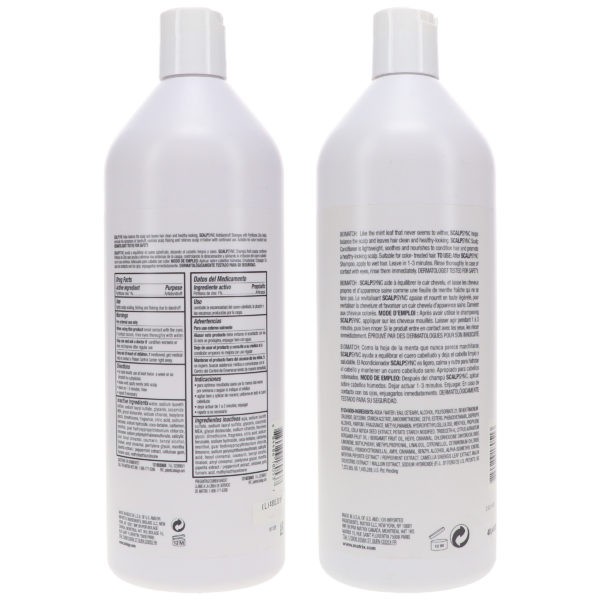 Matrix Biolage ScalpSync Antidandruff Shampoo 33.8 oz & Biolage ScalpSync Mint Conditioner 33.8 oz Combo Pack