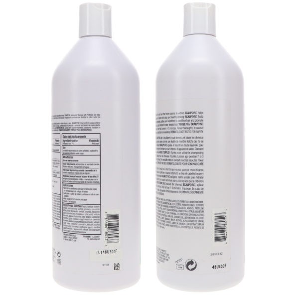 Matrix Biolage ScalpSync Antidandruff Shampoo 33.8 oz & Biolage ScalpSync Mint Conditioner 33.8 oz Combo Pack