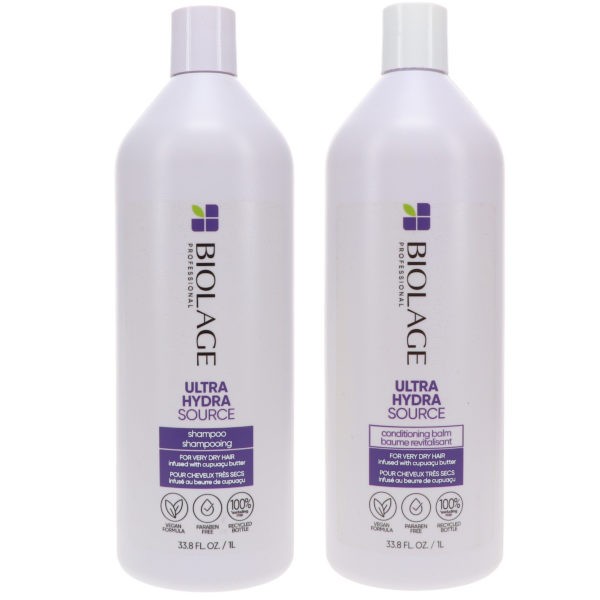 Matrix Biolage Ultra Hydrasource Shampoo 33.8 oz & Ultra Hydrasource Conditioner 33.8 oz Combo Pack