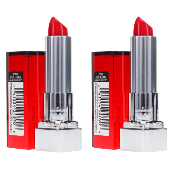 Maybelline New York Color Sensational Lip Color Red Revolution 0.15 oz 2 Pack