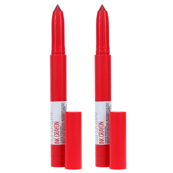 Maybelline New York Super Stay Matte Ink Crayon Lipstick Own Your Empire 0.04 oz 2 Pack