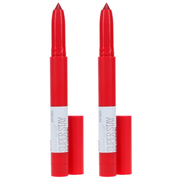 Maybelline New York Super Stay Matte Ink Crayon Lipstick Own Your Empire 0.04 oz 2 Pack