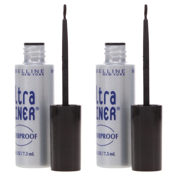 Maybelline New York Ultra-Liner Liquid Liner Waterproof Black 0.25 oz 2 Pack