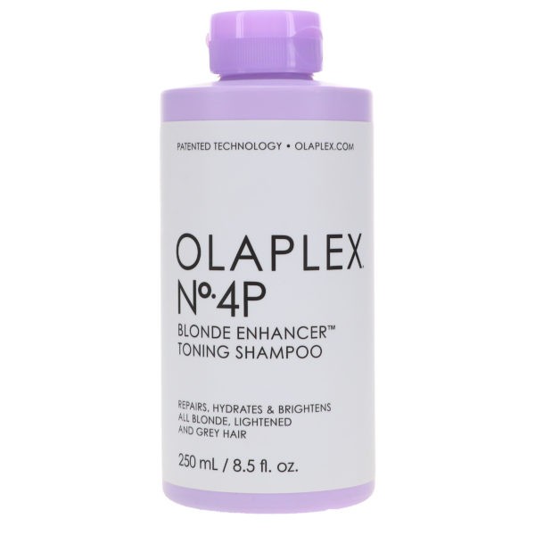 Olaplex No.4p Blonde Enhancer Toning Shampoo 8.5 oz & No. 8 Bond Intense Mask 3.3 oz Combo Pack