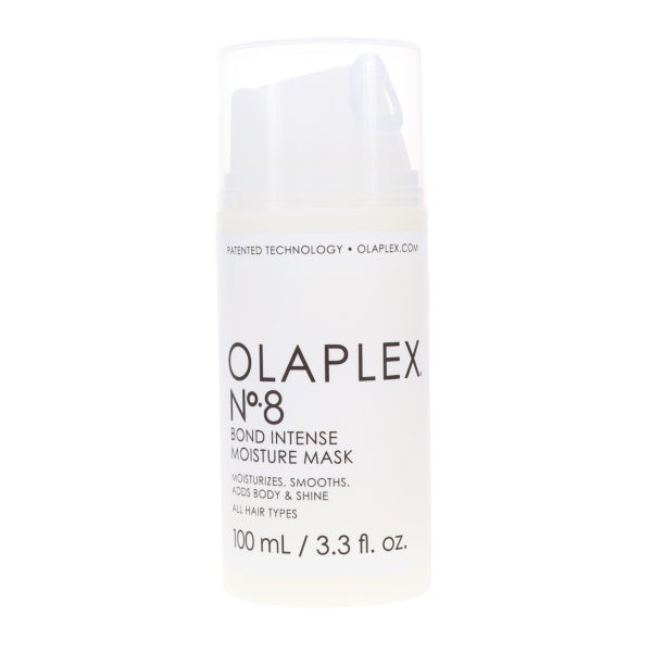 Olaplex No.4p Blonde Enhancer Toning Shampoo 8.5 oz & No. 8 Bond Intense Mask 3.3 oz Combo Pack