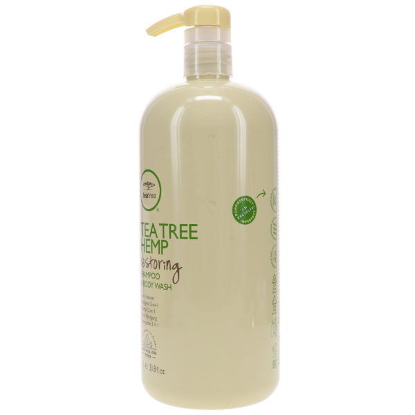 Paul Mitchell Tea Tree Hemp Restoring Shampoo & Body Wash 33.8 oz