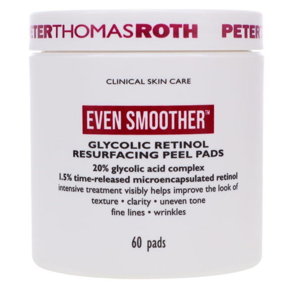 Peter Thomas Roth Even Smoother Glycolic Retinol Resurfacing Peel Pads 60 pc