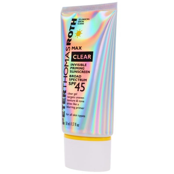 Peter Thomas Roth Max Clear Invisible Priming Sunscreen Broad Spectrum SPF 45 1.7 oz