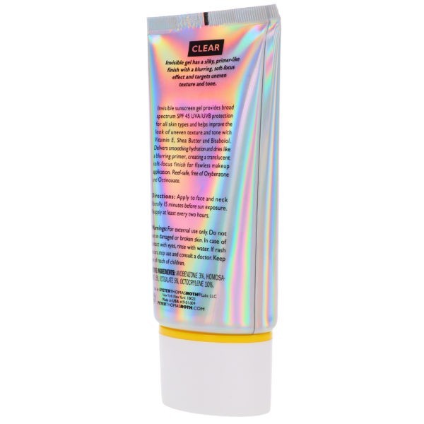 Peter Thomas Roth Max Clear Invisible Priming Sunscreen Broad Spectrum SPF 45 1.7 oz