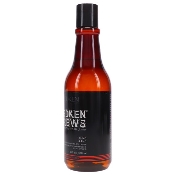 Redken Brews 3-in1 Shampoo, Conditioner and Body Wash 10.1 oz