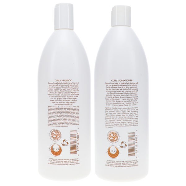 Surface Curls Shampoo 33.8 oz & Curls Conditioner 33.8 oz Combo Pack