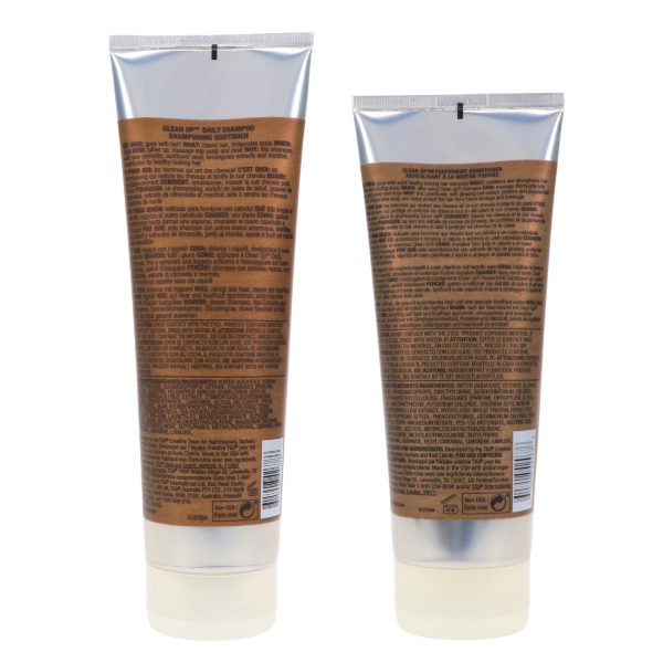 TIGI Bed Head For Men Clean Up Daily Shampoo 8.45 oz & Bed Head For Men Clean Up Conditioner 6.76 oz Combo Pack
