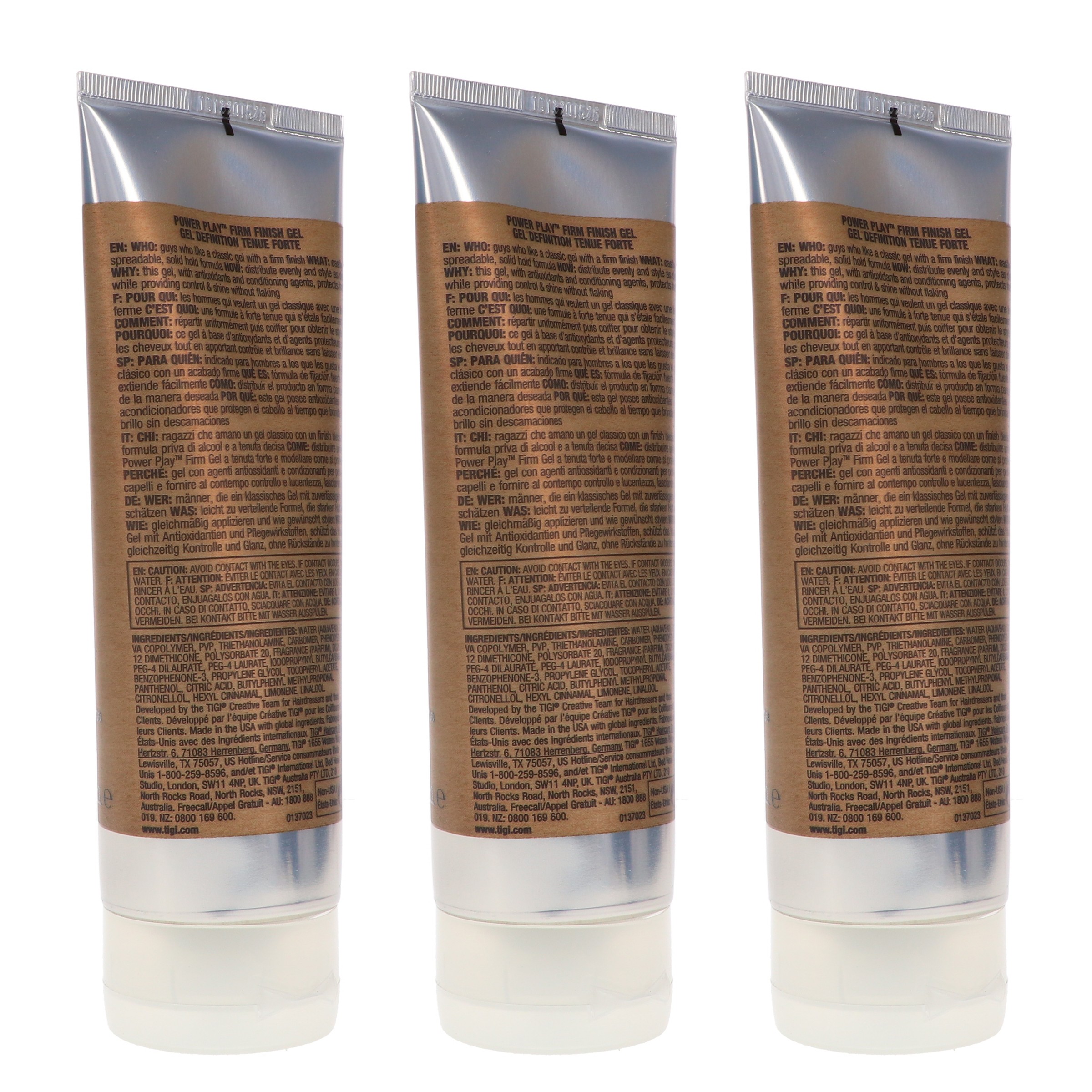 TIGI Bed Head For Men Power Play 6.76 oz 3 Pack