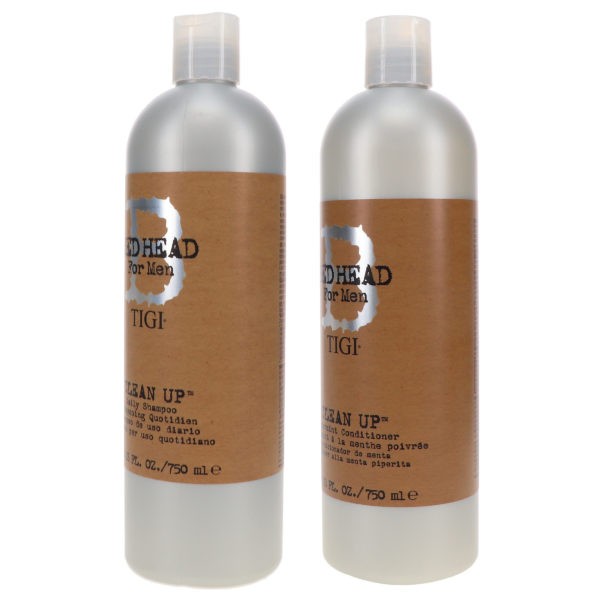 TIGI Bed Head For Men Shampoo 25.36 oz & For Men Conditioner 25.36 oz Combo Pack