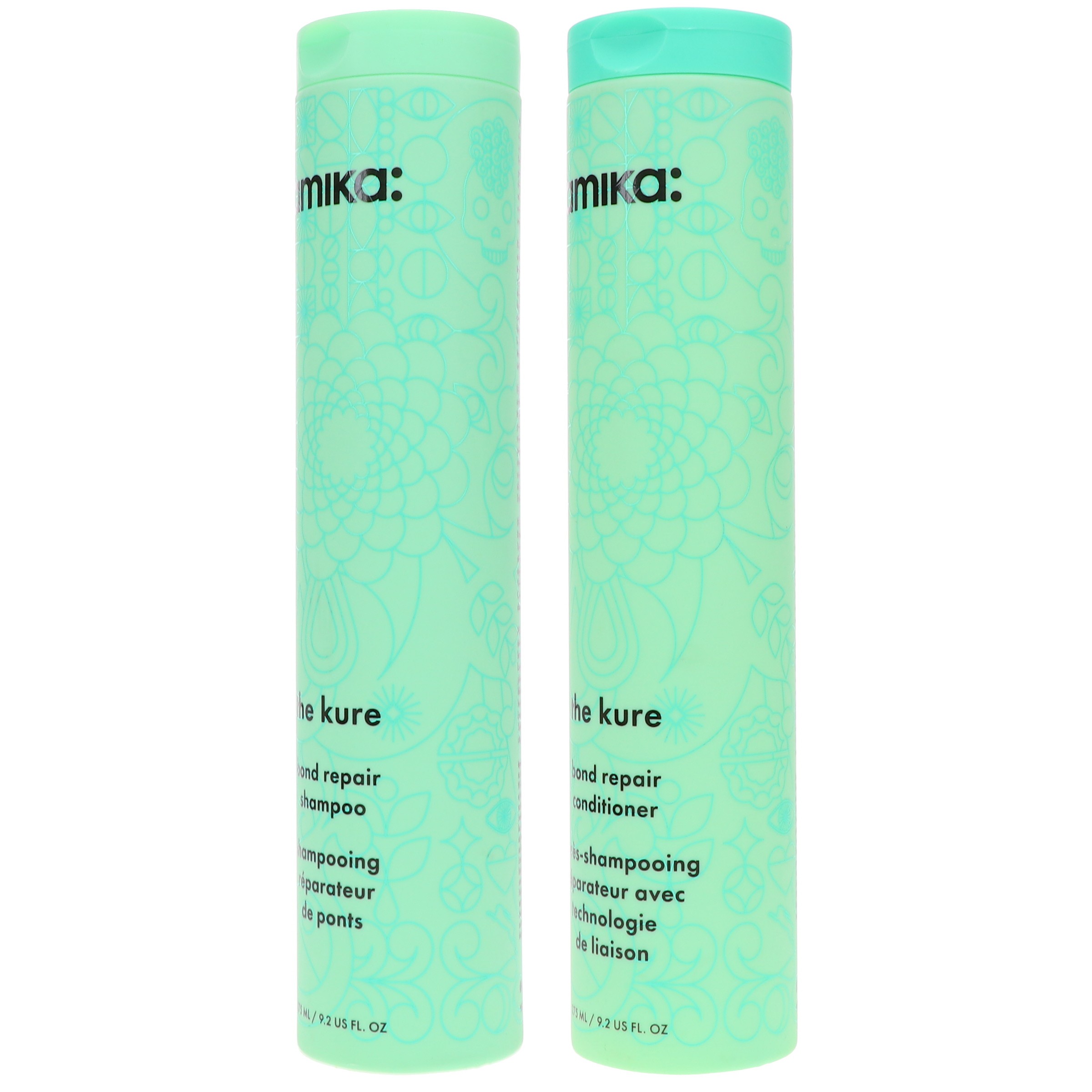 Amika The Kure Repair Shampoo 9.2 oz & Conditioner 9.2 oz Combo Pack