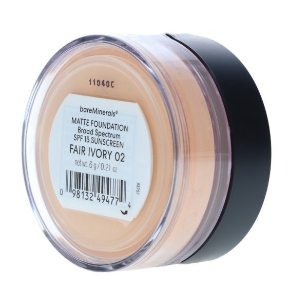 bareMinerals Loose Powder Matte Foundation SPF 15 Fair Ivory 02 0.21 oz