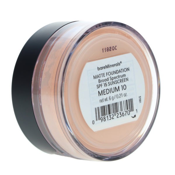 bareMinerals Matte Foundation Broad Spectrum SPF 15 Medium 10 0.21 oz