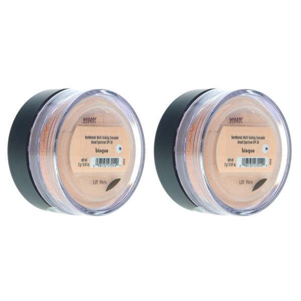 bareMinerals Multi-Tasking Concealer Broad Spectrum SPF 20 Bisque 0.07 oz 2 Pack