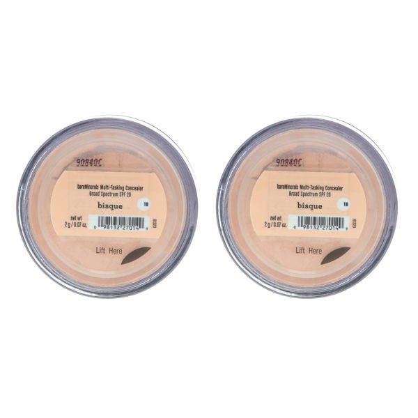 bareMinerals Multi-Tasking Concealer Broad Spectrum SPF 20 Bisque 0.07 oz 2 Pack